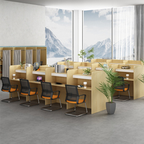 Study room partition table and chair paid shared self-study table immersive postgraduate entrance examination certificate counseling table study room study table