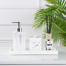 Creative Hotel Split Bottle Sample Plate Room Bathroom Lotion Bottle Beauty Shop Split bottle Cotton Sign Box Incense Tray Suit