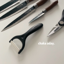 chaka aday same export Korean household stainless steel knife kitchen six-piece household vegetable cutting tool set