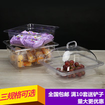 PC transparent parts pot acrylic fraction pot plastic visual fresh-keeping box food plate fruit powder box parts plate