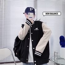 2021 Tide Brand Spot Autumn and Winter Couple Press Baseball Cardigan Jacket Student Casual Jacket