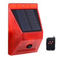 Solar alarm light Body sensor Anti-theft light Anti-wolf drive animal farm sound and light alarm horn anti-thief