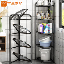 Bathroom toilet shelf floor multi-level corner toilet toilet toilet triangle basin shelf storage storage shelf