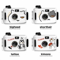 Camera small student portable cheap mini print-free vintage film can develop fool color birthday gift