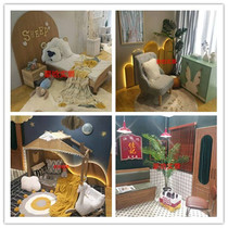 Childrens photographic real scenery props to make new 2021 exhibition photo studio photo studio baby shooting props