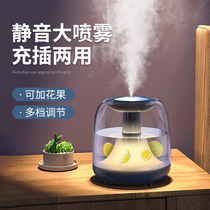 2021 New Humidifiers High-end Large Spray Home Small Upper Add Water Night Light Dual-use Mute Bedroom Office Dorm Room Student Charged with Feminincense Essential Oils Pendulum Gift Dry Water Recharge