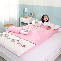 Baby sleeping bag children cotton constant temperature anti-kicking quilt artifact medium child thickened spring and autumn winter baby Four Seasons Universal