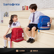  Samsonite Samsonite childrens schoolbag Primary school students one to six low and high grades boys and girls backpack TU6