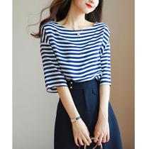 Japanese light luxury simple elegant age reduction color color Joker silk round neck short sleeve T-shirt female thin