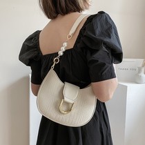 Korean crocodile underarm bag 21 new fashion women bag Joker foreign style texture shoulder phone bag niche ins