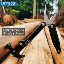 Lagos emergency multifunctional claw hammer folding pliers outdoor car broken window camping survival tool
