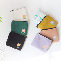 Girl Hearts Coins Zero Wallet Women Small Mini 2021 South Korea Ins Small Money Bag Brief Cute Day Ensemble Canvas Art