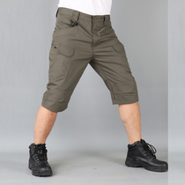 Summer thin tactical shorts mens speed fan dry color pants Outdoor tooling half pants five-point pants Waterproof special military fan