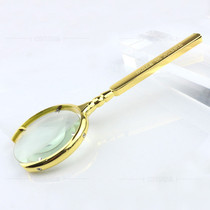 Chuda Russian antique style metal gift reading handheld magnifying glass Camera filming props magnifying glass