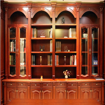 20 years of new live room decorative background cloth antique European study background cloth high-grade three-dimensional atmospheric bookcase