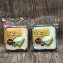 Japan DAISO big creative bathroom sponge soap box drain soap box water absorbent soap box transparent soap dish soap box