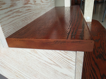 Solid wood stair step board rubber wood stair board American red rubber step Board wear-resistant scratch resistant board paint