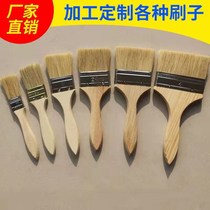 Ziruffi paint brushed hairbrush for industrial 1 inch 1 5 inch 2 inch 2 5 inch 3 inch 8 4 inch 8 inch pig hair brush