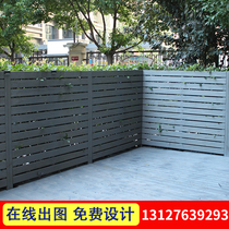 Anti-corrosion wood fence fence courtyard partition wall blocking garden fence wooden door railing handrail flower stand grid