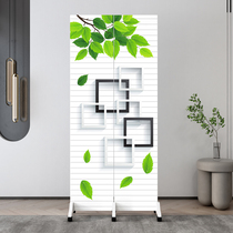 Screen partition living room bedroom into the door bathroom toilet simple shelter simple modern small apartment