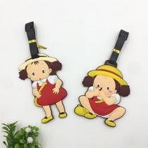 Luggage tag cartoon totoro faceless boy school bag pendant creative luggage tag name identification boarding pass