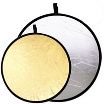 Small reflector 30cm cm Photo Portable Mini round two-in-one Folding Gear board complement plate small number