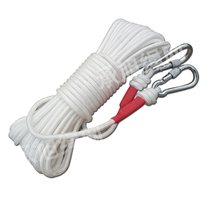 Mountaineering rope fire rope safety rope woven nylon rope high-rise emergency escape rope contains wire rope