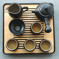 Kung Fu tea set set home simple living room water storage type tea tray hotel B & B hotel ceramic side pot tea cup