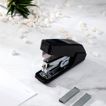 Durable and labor-saving stapler office desktop household easy-to-use stapler student examination paper office documents thick binding durable easy binding financial accounting voucher stapler needle delivery