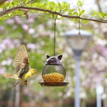 Good-hearted compassionate metal bird feeder field Garden balcony courtyard outdoor hanging feeder