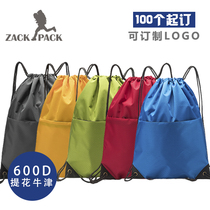 zackpack sports drawstring backpack custom logo waterproof corset pocket backpack pull bag print custom