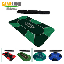 Game mainland Texas playing card table mat table mat table cloth rubber mat mat
