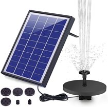 Solar fountain Lantern fountain Solar water sprinkler outdoor courtyard Rockery Garden pond landscape water pump