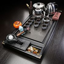 Kongfu tea kit home minimalist Purple Sand Modern Home Living Room Full Automatic Watering Tea Tray Integrated Water