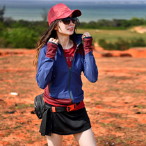 Beijing Forest Outdoor 2023 New products Leisure travel Running Collar Speed Dry Breathable Skin Windsuit Jacket Women style