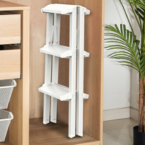 Indoor folding herringbone ladder household ladder home thick aluminum alloy staircase three or four step multi-function pedal