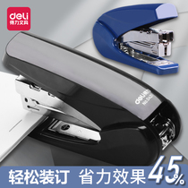 Deli medium labor-saving stapler students use 24 6 large stapler 12 stapler to easily press stapler friends office supplies stationery