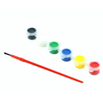 6-color palette small brush technology small production coloring pigment paint small experiment material coloring