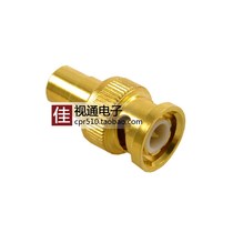 Gold-plated BNC to RCA female seat Q9 head BNC adapter video line to Lotus head BNC male to Lotus female
