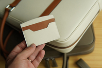 Spot] One-piece French epsom hand palm print portable small money clip parquet color card position woman card bag man