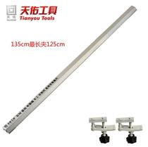 Ruler portable saw ruler push table saw quickly fixed positioning rod cutting ceramic tile plate saw high precision