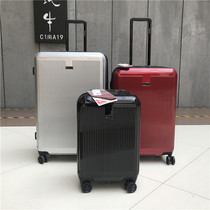 Foreign trade export 20-inch boarding box mute solid color 24-inch trolley suitcase unisex large-capacity suitcase