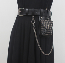  Small bag female 2021 new ins net red with the same fanny pack shoulder messenger chest bag fashionable belt mobile phone bag tide