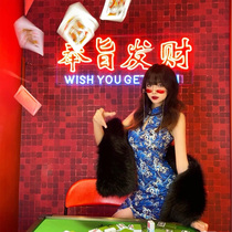 Retro tile mosaic Port wind wallpaper net red punch card background Milk tea shop ice room dessert decoration hot pot wallpaper