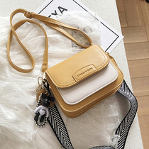 Upper New Texture Pouch Pack Woman 2021 New Stylish Bangs SKEW SATCHEL 100 lap net red single shoulder small square bag