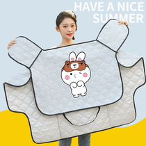 Electric motorcycle wind shield summer sunscreen cover thin battery waterproof windproof rainproof small summer spring and autumn sunshade