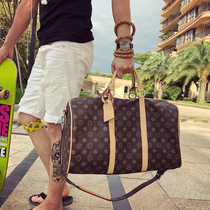 Net Red Tide brand portable short-distance travel bag large capacity Korean version of bag luggage bag female light Fitness Bag Men