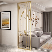 Screen partition living room entrance shielding stainless steel screen partition partition light luxury creative porch partition simple now