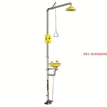  Classic ABS coating composite combined shower spray shower eye washer Factory inspection WG7053FY