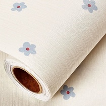 Wallpaper female dormitory self-adhesive wallpaper bedroom girl ins Wind self-adhesive warm simple modern waterproof and moisture-proof